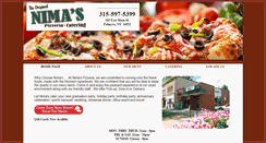 Desktop Screenshot of nimaspizzeria.com